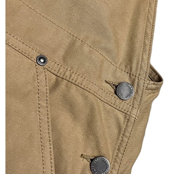 TNA Aritzia Brown Tan Overalls Cute Womens Dress Skirt Small - Picture 4 of 4